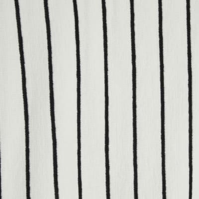 White Stripe Long Sleeve Top