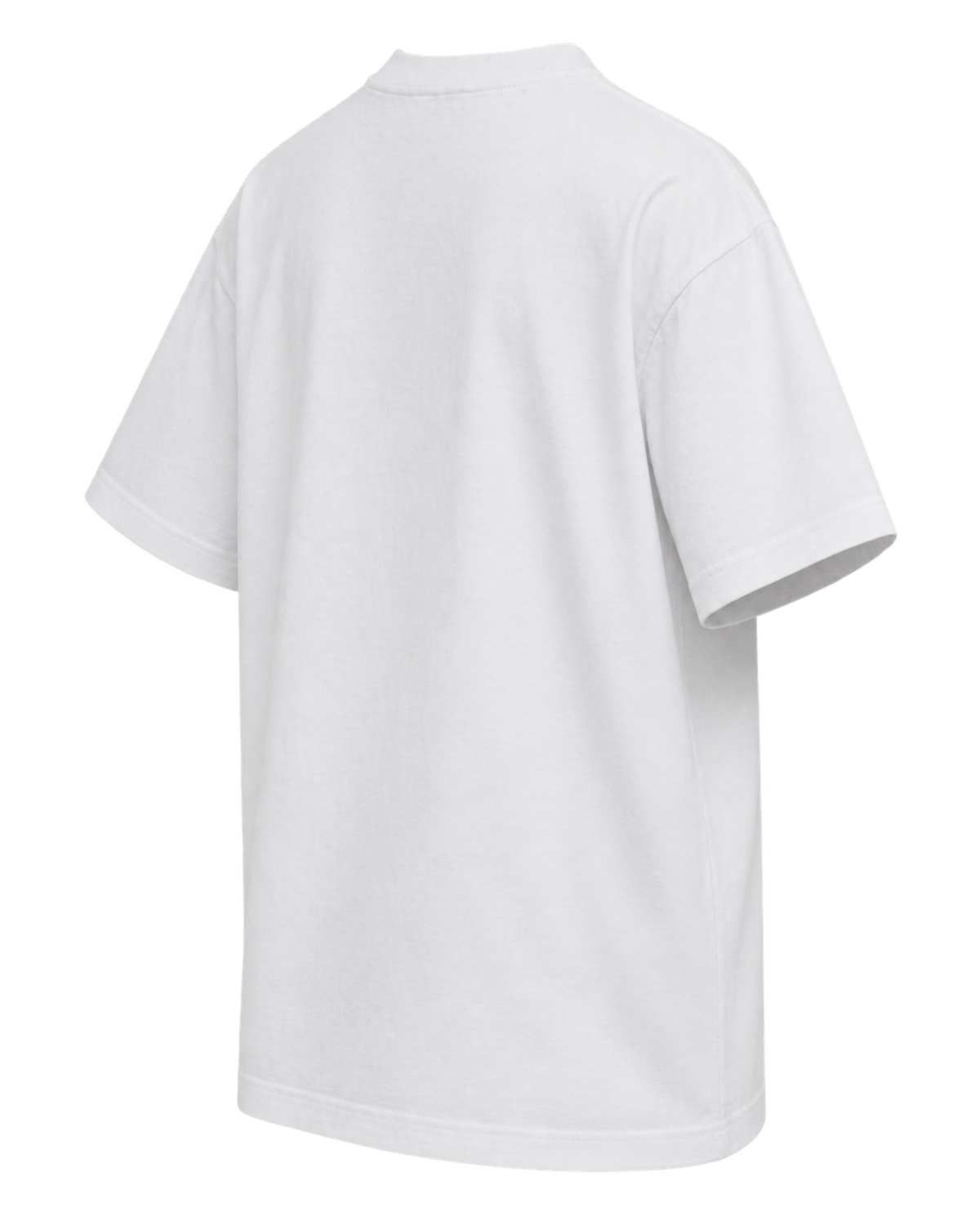White t-shirt with Mcqueen Graffiti print