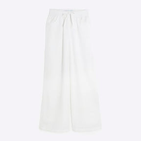 White Wide Leg Pyjama Jeans
