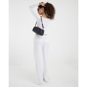 White Wide Leg Pyjama Jeans