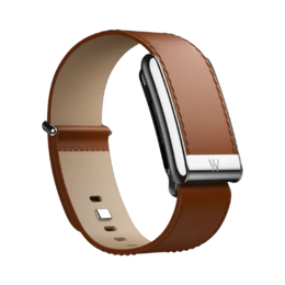 Whoop 5.0 Leatherluxe Straight Chestnut/Cream with Titanium Band (12 Month Peak Subscription Included)