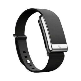 Whoop 5.0 Leatherluxe Tapered Black with Titanium Band (12 Month Peak Subscription Included)