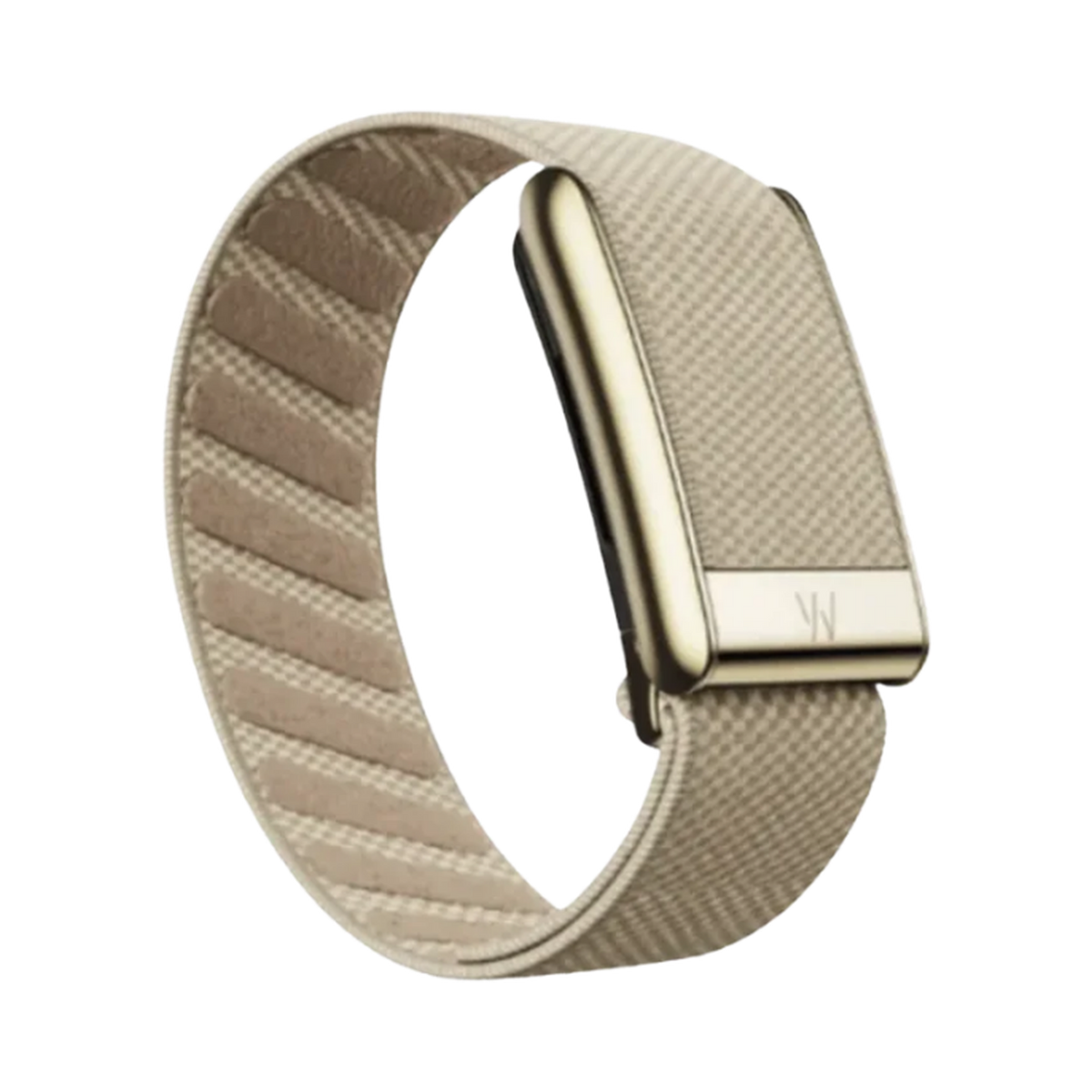 Whoop 5.0 Superknit Luxe Dune with Gold Band (12 Month Peak Subscription Included)