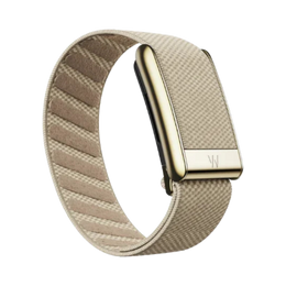 Whoop 5.0 Superknit Luxe Dune with Gold Band (12 Month Peak Subscription Included)