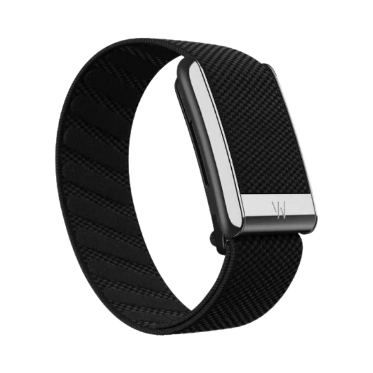 Whoop 5.0 Superknit Luxe Obsidian with Titanium Band (12 Month Peak Subscription Included)
