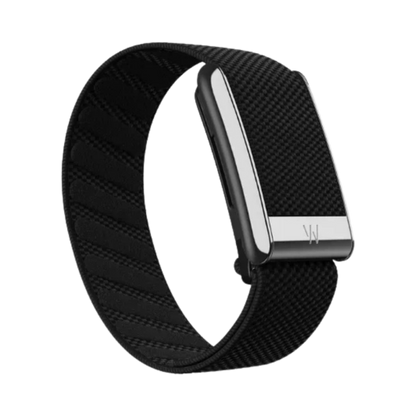 Whoop 5.0 Superknit Luxe Obsidian with Titanium Band (12 Month Peak Subscription Included)