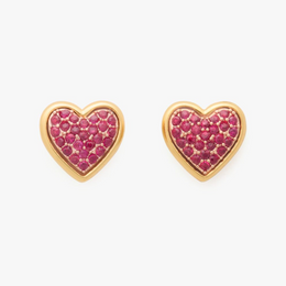 With All My Heart Pavé Studs