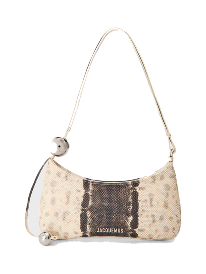 Beaded Cotton Le Bisou Perle Shoulder Bag