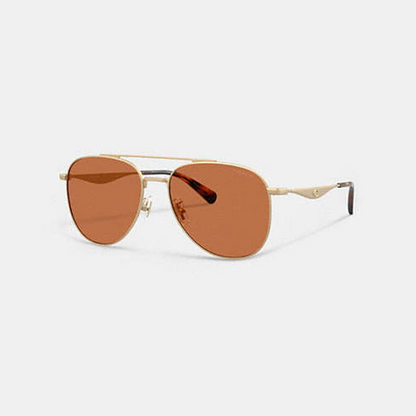C Hardware Metal Pilot Sunglasses