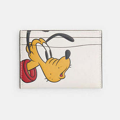 Disney X Coach Essential Card Case With Pluto