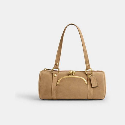 Kisslock Barrel Bag