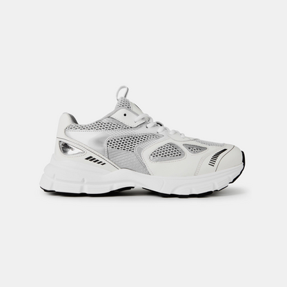 Marathon Leather And Mesh Trainers