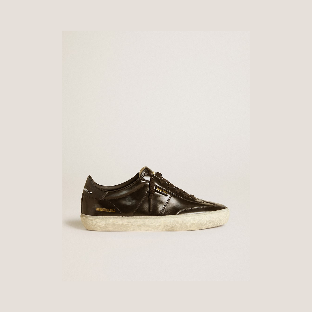 Women's Soul Star in black patent leather with black leather heel tab