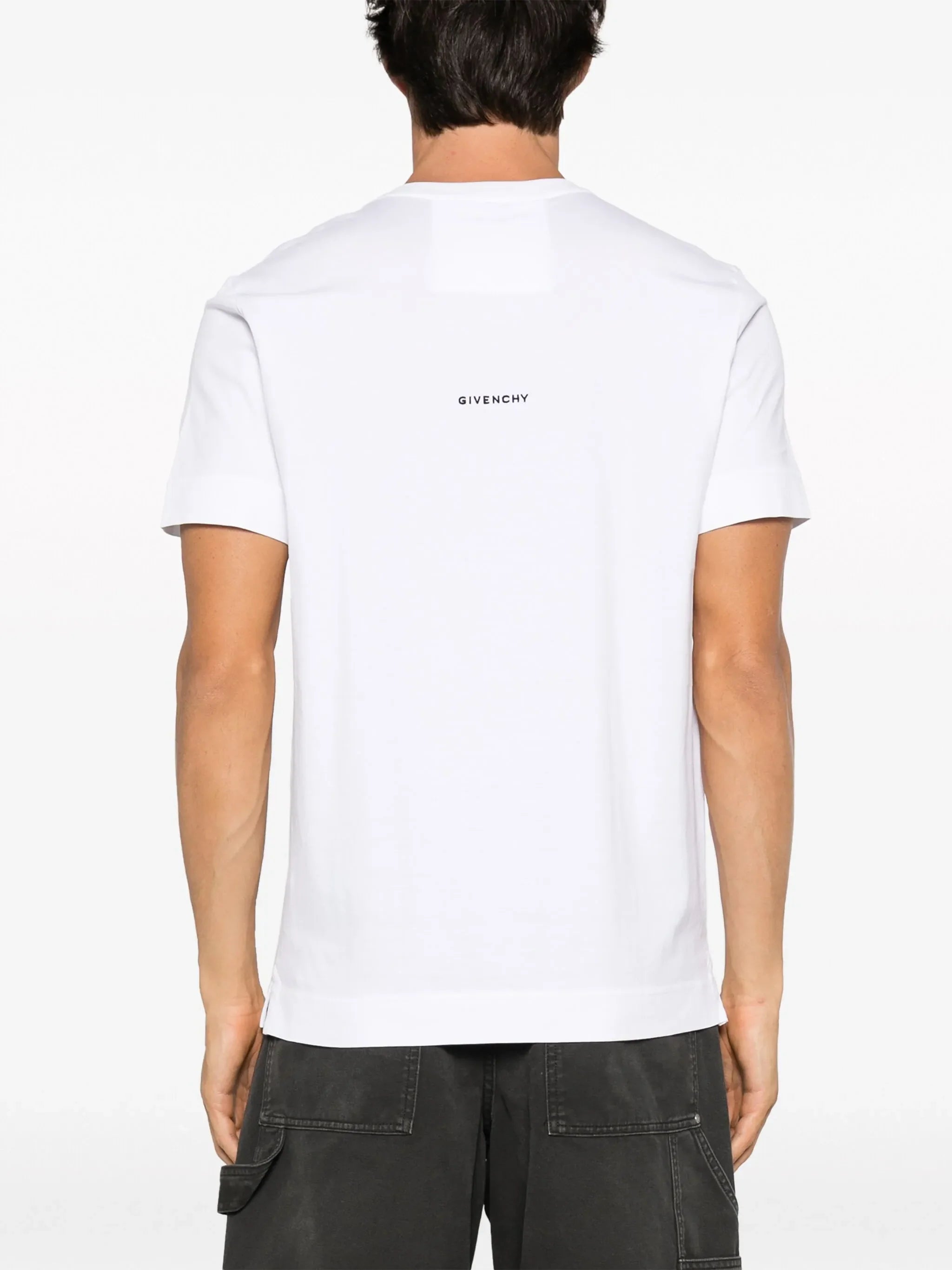 Givenchy Small 4G Embroidered Logo T-Shirt in White