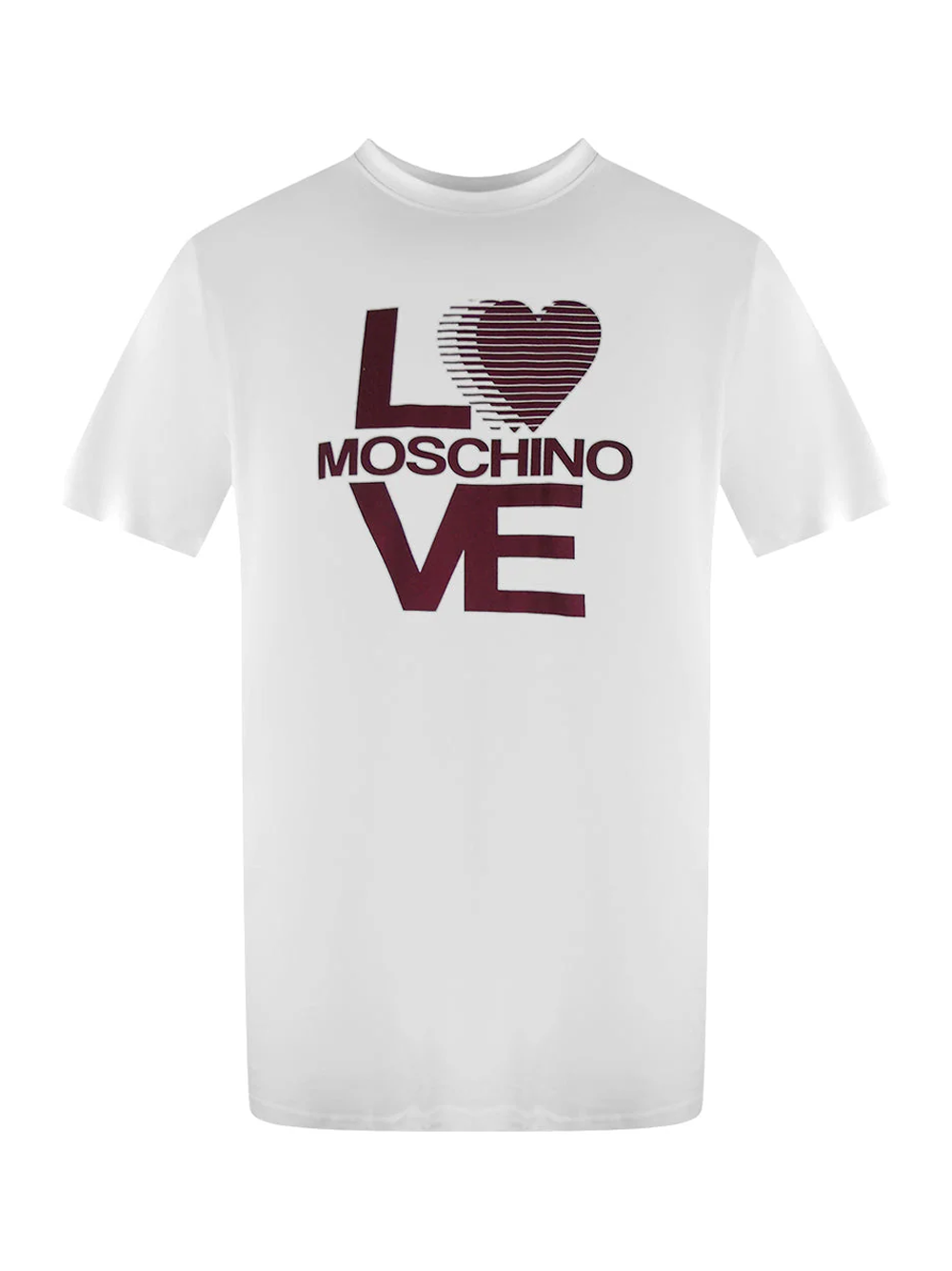 Love Moschino Distinctive Love Moschino Logo White T-Shirt