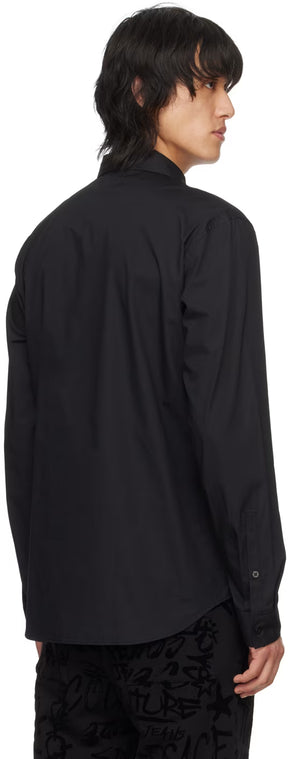 Black V-Emblem Shirt