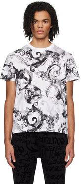 White Watercolor Couture T-Shirt