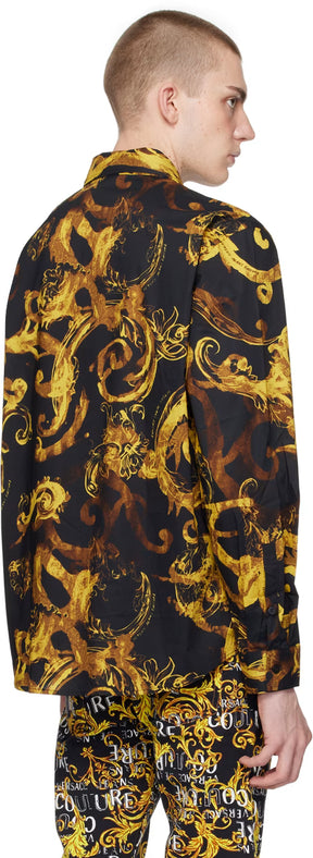 Black Watercolor Couture Shirt