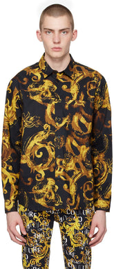 Black Watercolor Couture Shirt