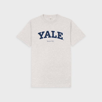 Yale Classic T-shirt - Heather Gray/Navy