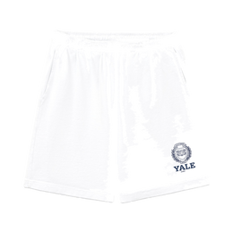 Yale Crest Gym Short - White/Navy