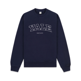 Yale Ivy Crewneck - Navy/White