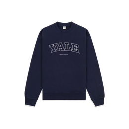 Yale Ivy Crewneck - Navy/White