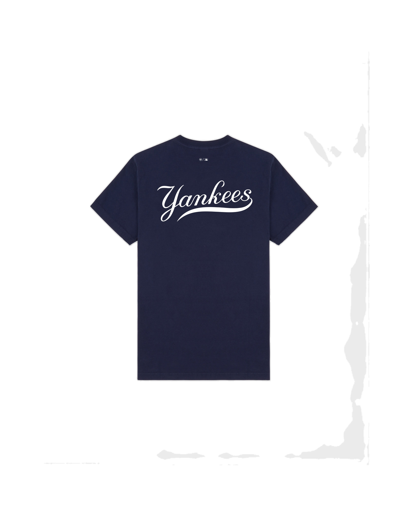 Yankees Curve T-Shirt - Navy/White