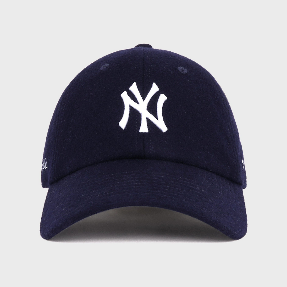 Yankees Serif Wool Hat - Navy/White