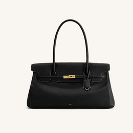 Yara Large Shoulder Bag - Black