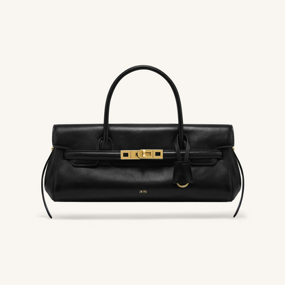 Yara Small Top Handle Shoulder Bag - Black