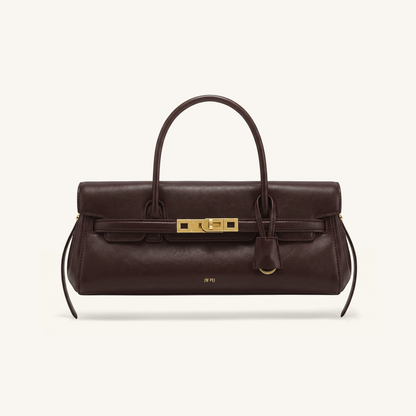Yara Small Top Handle Shoulder Bag - Deep Coffee