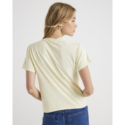 Yellow Short Sleeve Olive Baby T-shirt