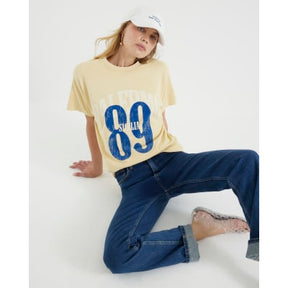 Yellow Short Sleeve Palermo 89 T-shirt