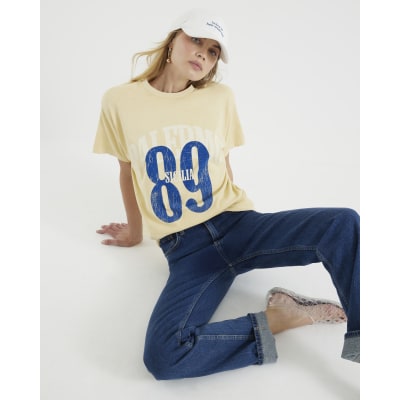 Yellow Short Sleeve Palermo 89 T-shirt