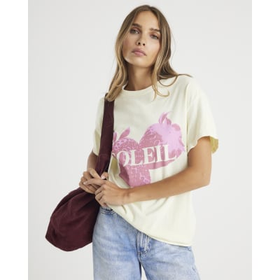 Yellow Soleil Strawberry T-Shirt