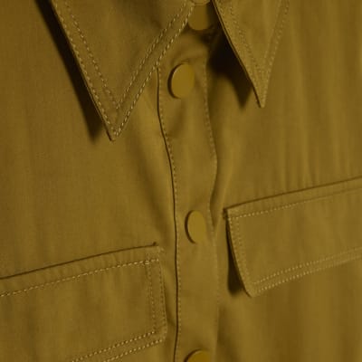 Yellow Utility Mini Dress