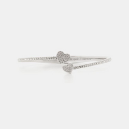 Yours Truly Pave Open Hinge Cuff