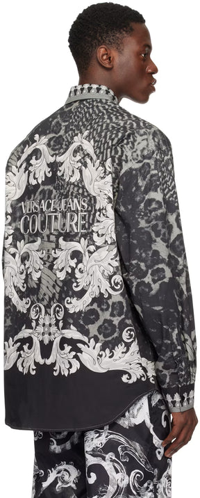 Black & Gray Animalier Shirt