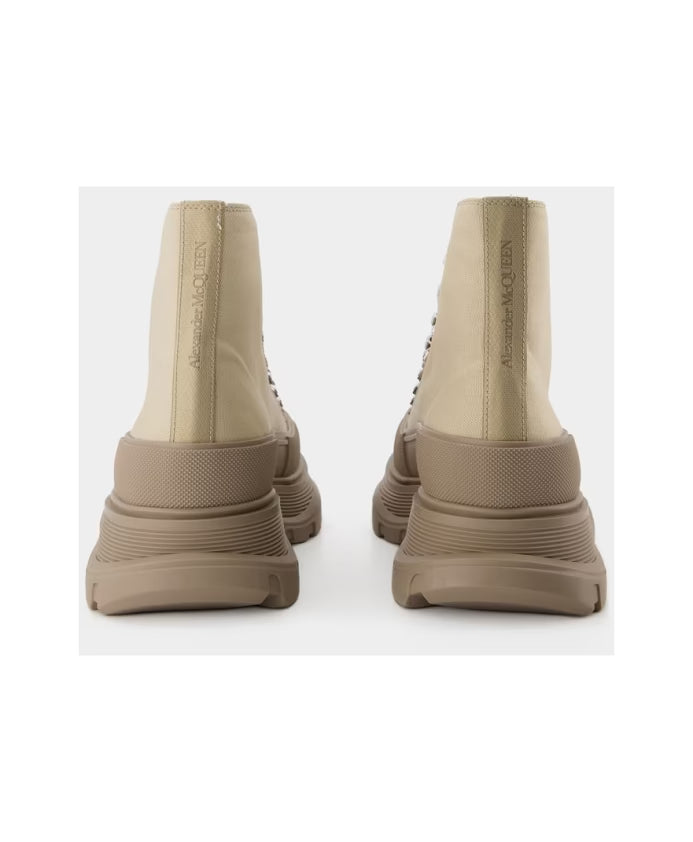 Platform Sneakers - Tread Slick - Brown - Canvas