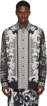 Black & Gray Animalier Shirt