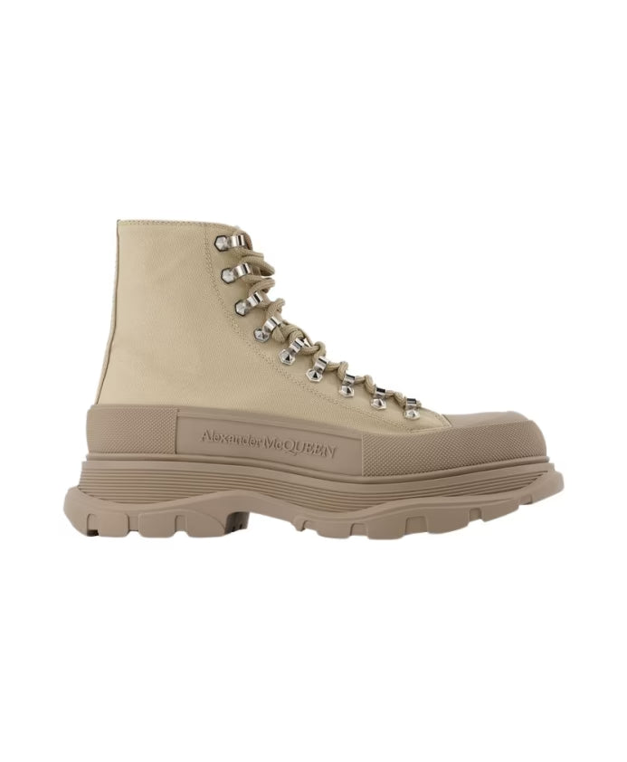 Platform Sneakers - Tread Slick - Brown - Canvas