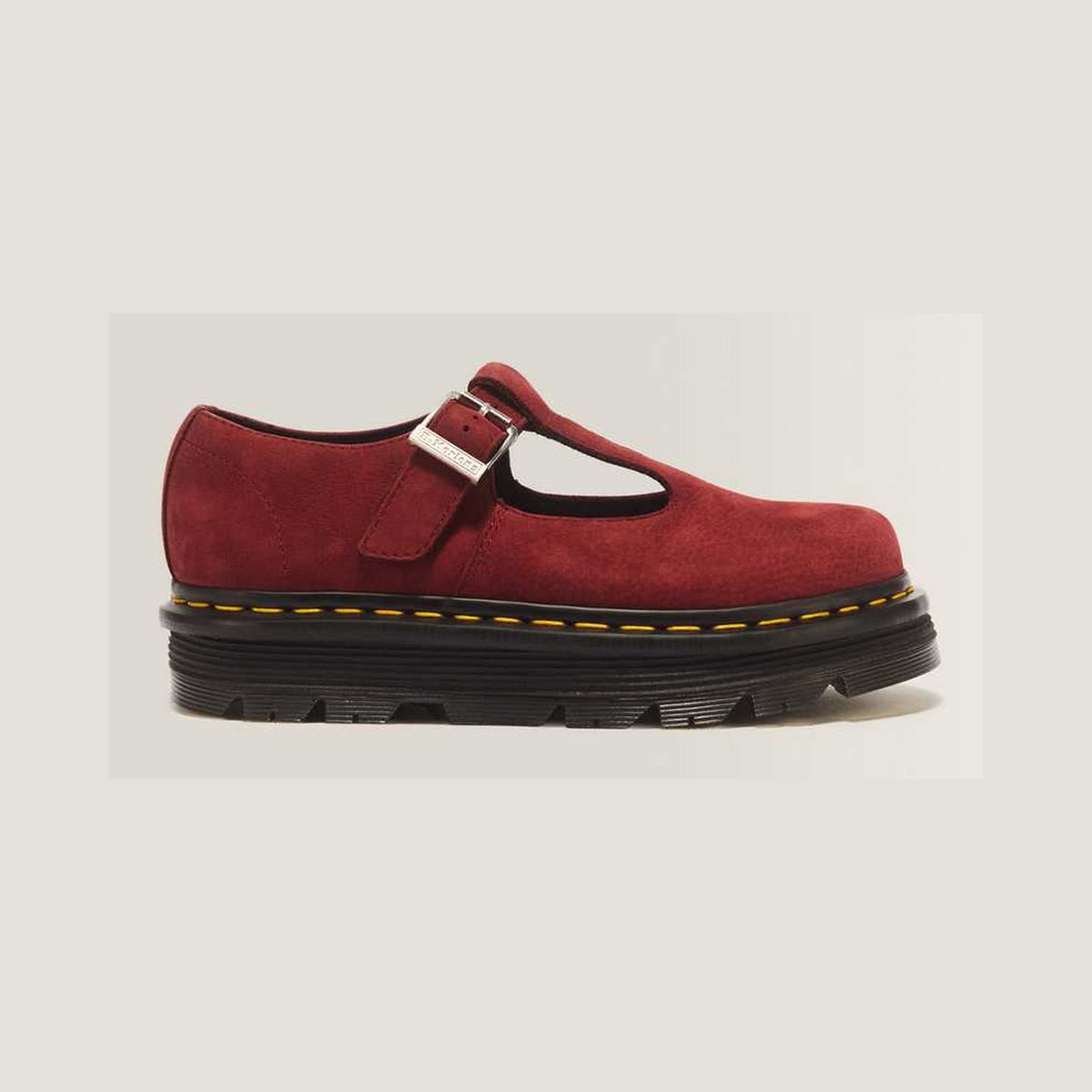 Zebzag Milled Nubuck Mary Jane Shoes