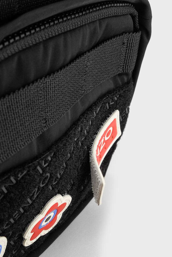 Women's black one-shoulder backpack