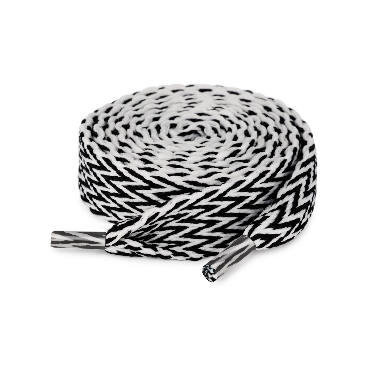 Slider Laces Zig Zag Black/White