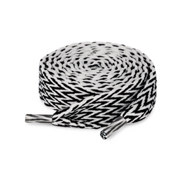 Slider Laces Zig Zag Black/White