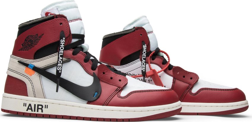 Nike OFF-WHITE X AIR JORDAN 1 RETRO HIGH OG "CHICAGO" - Size: 6.5 Sneakers | Shop From The Mirage