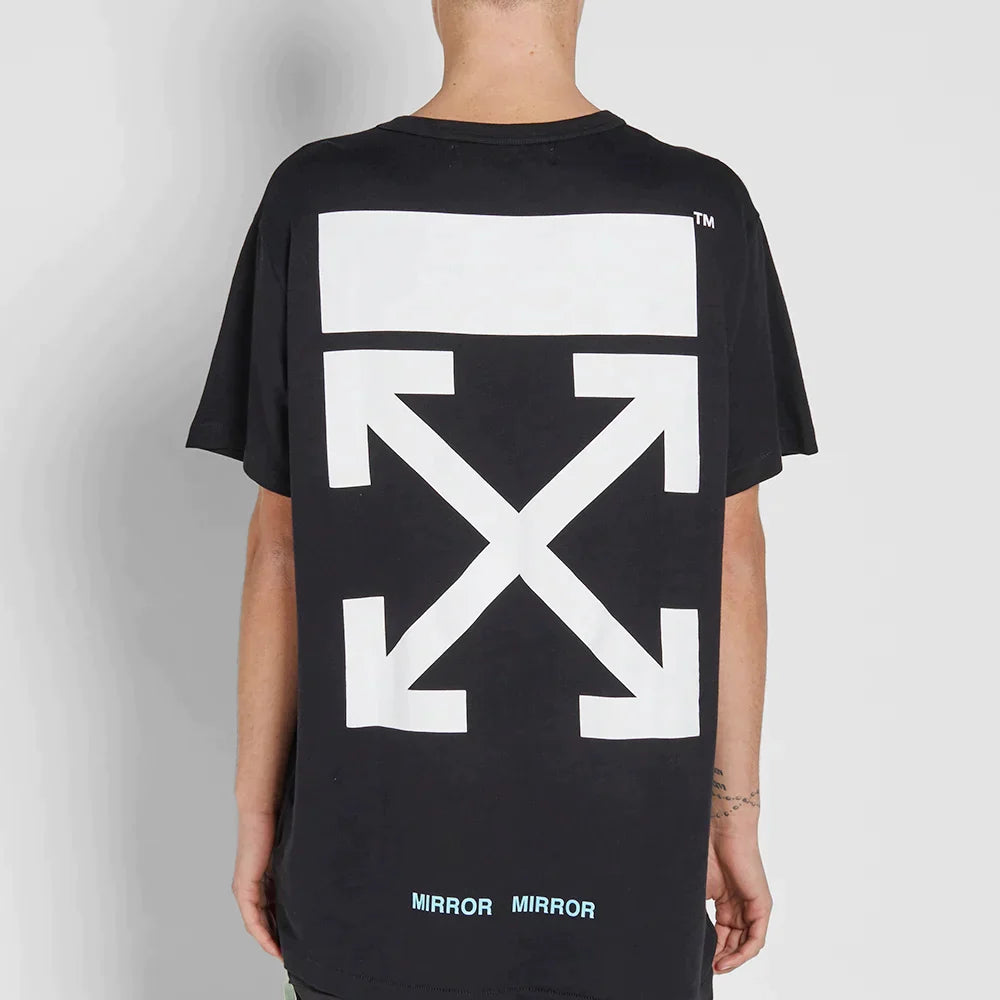 Off White Off White Pink Caravaggio Tee - Size: XXS T-Shirts | Shop From The Mirage