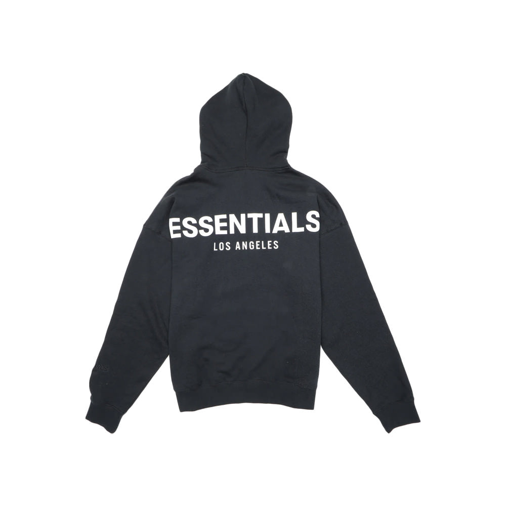 Essential Essentials Los Angeles Reflective Hoodie Black - Size: S Hoodies | Shop From The Mirage