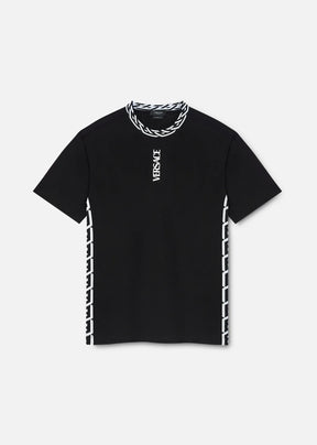 Versace Versace SS22 La Greca Tee - Black - Size: L T-Shirts | Shop From The Mirage